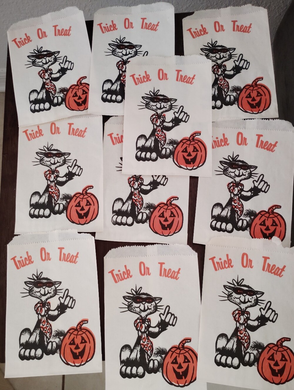 Vintage Halloween Candy Treat Bags 10